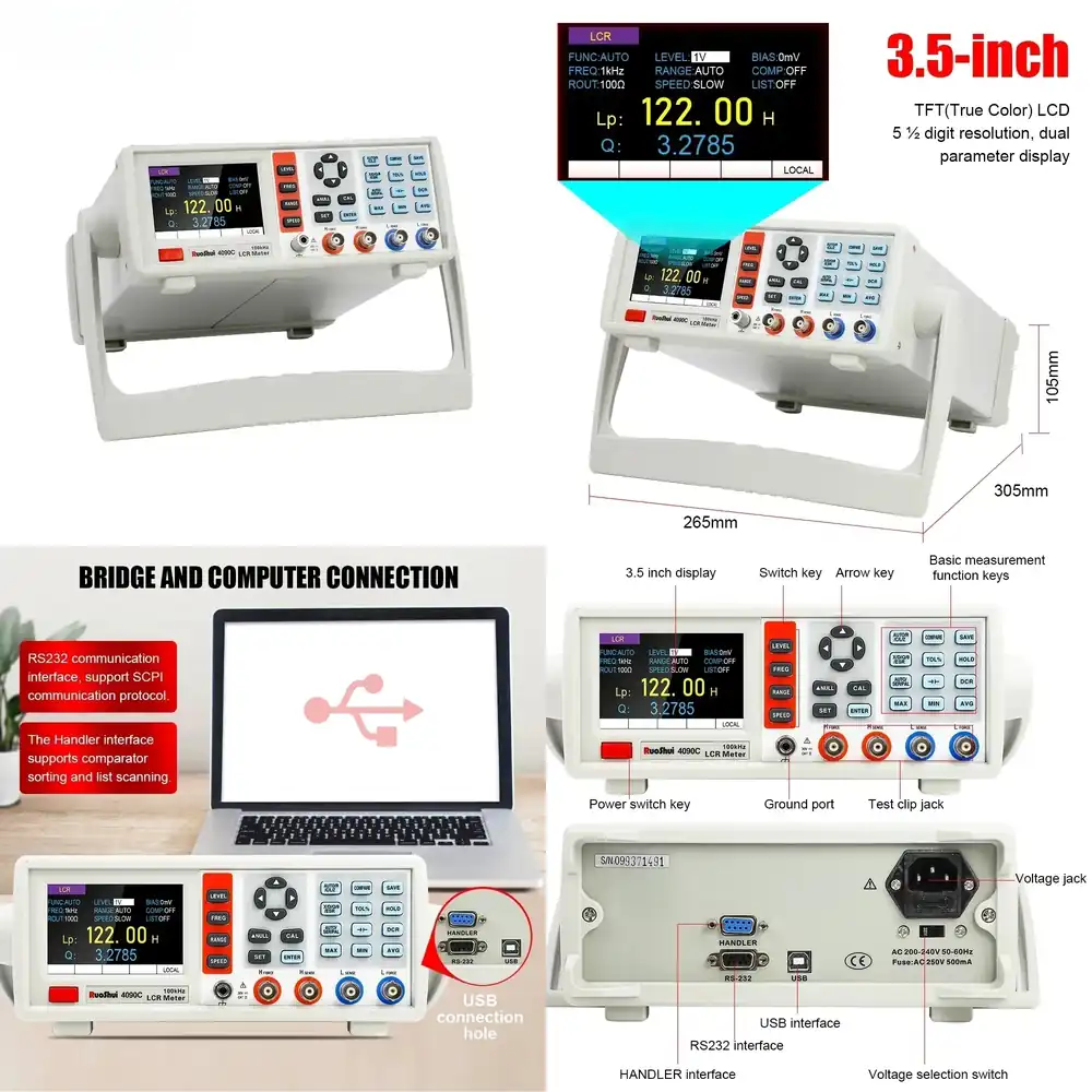Digital LCR Meter Desktop Capa - огляд і ціна Test Instruments